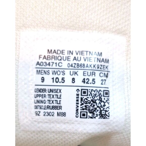 Converse Chuck Taylor Construct Colourblock Green All Star Shoe AO3471C Size 9 - Picture 10 of 11